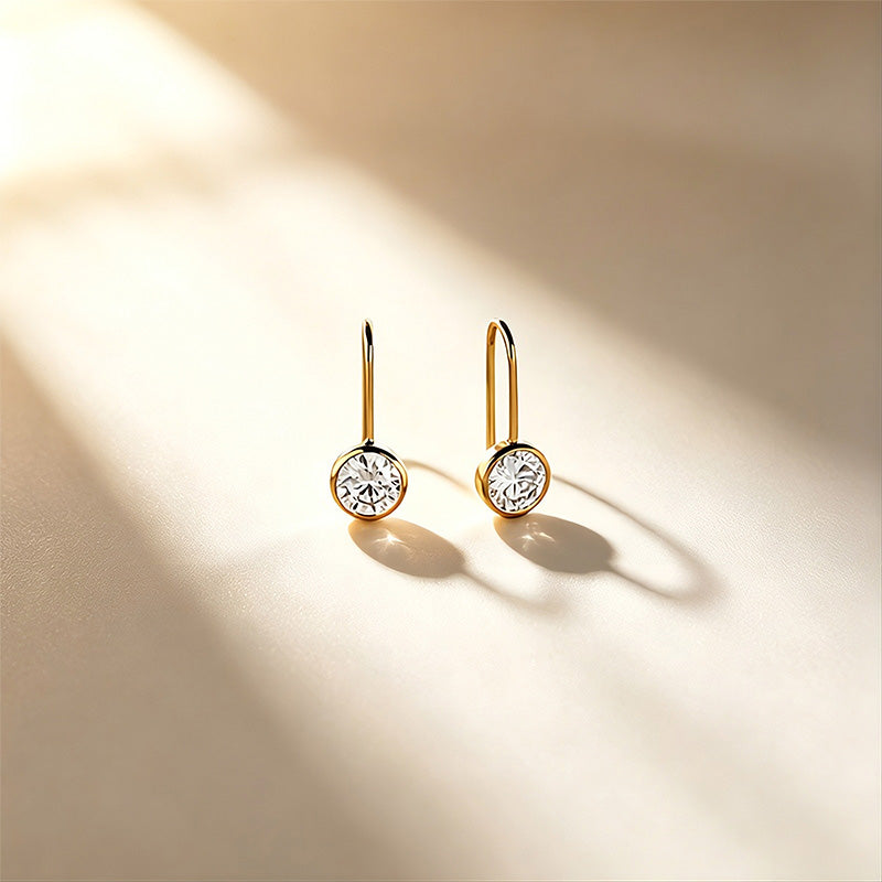 Luxe Bezel Earrings