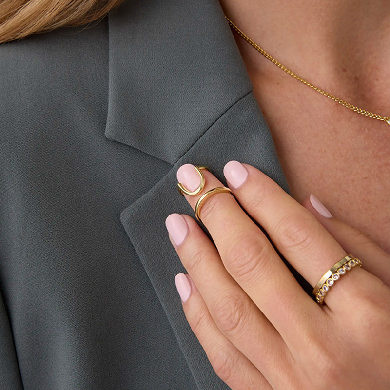 Adjustable and unique fashion ring