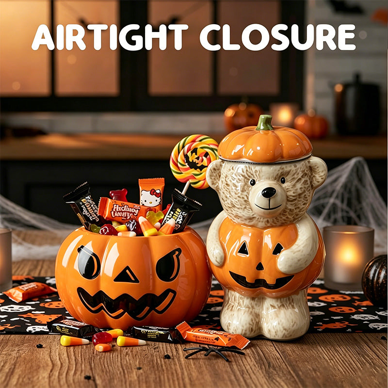 Pumpkin Bear Ornament