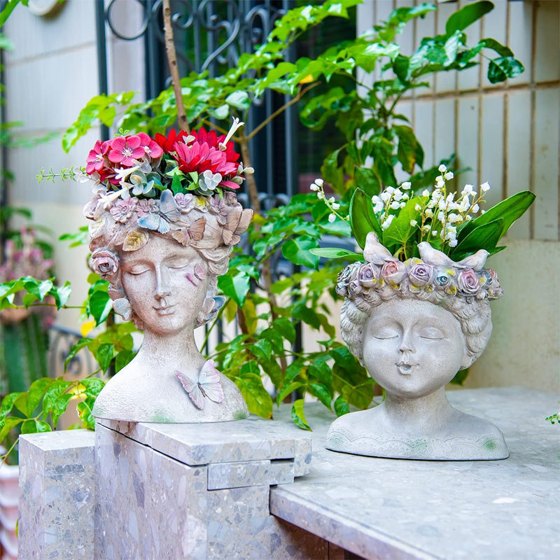Creative Goddess Flower Pot