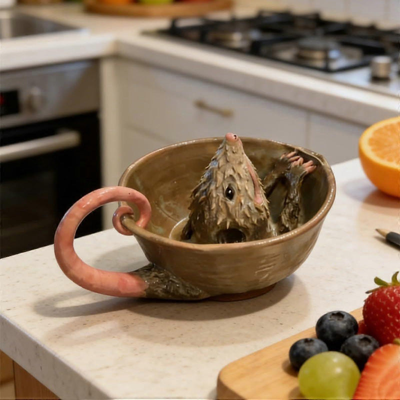 Mouse-Shaped Grinding and Juicing Bowl