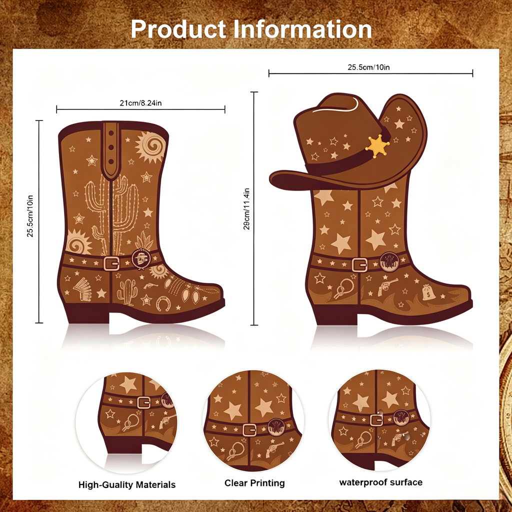 Cowboy Boot-Themed Party Favor Bags