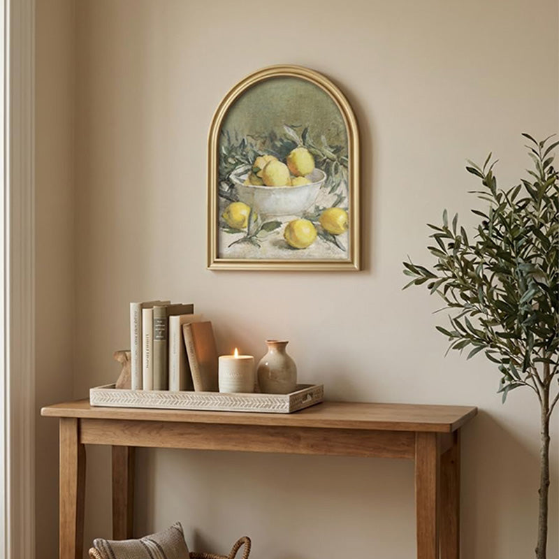 Retro Countryside Lemon Picture Frame Wall Art