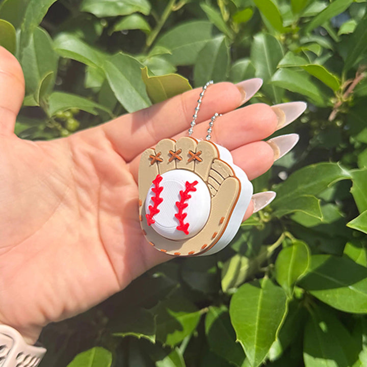 3D Printed Decompressed Baseball Keychain
