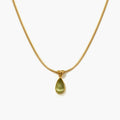 Retro teardrop-shaped clavicle chain