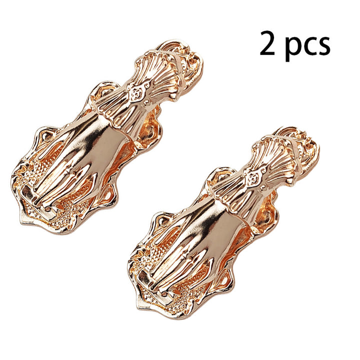 Vintage-style metal planner clip