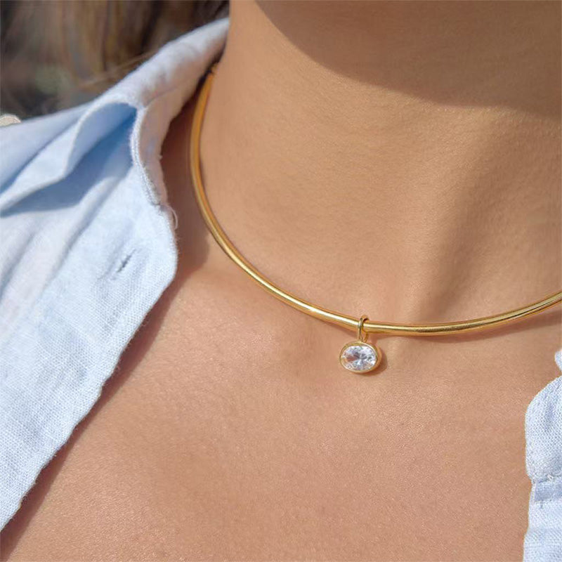 Crystal Collar Necklace