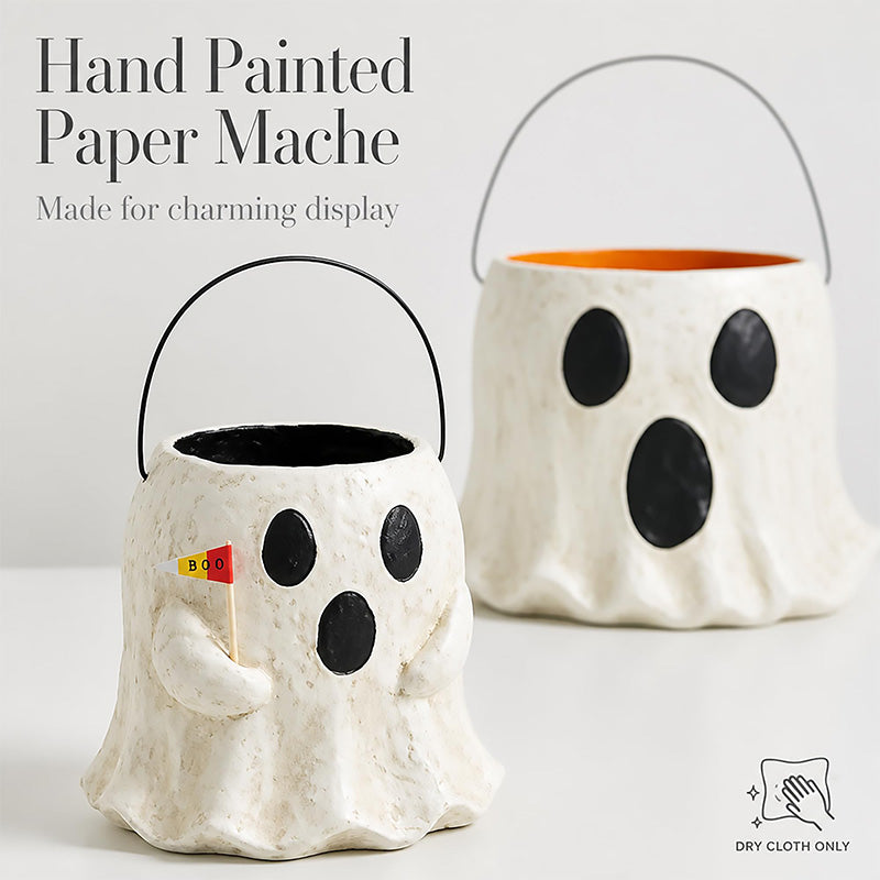 Ghost Candy Bucket Home Decor