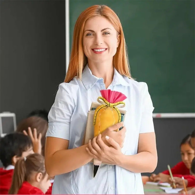 Triangle pencil pattern candy bag