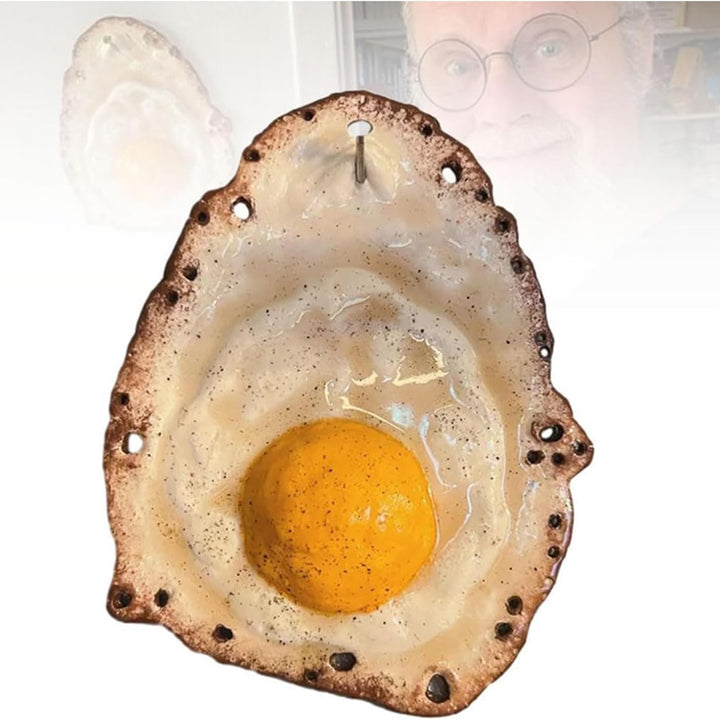 Fun Fried Egg Sculpture Decoration
