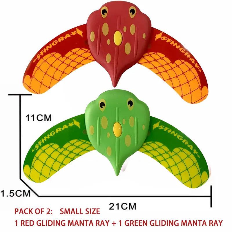 Cartoon manta ray diving toy