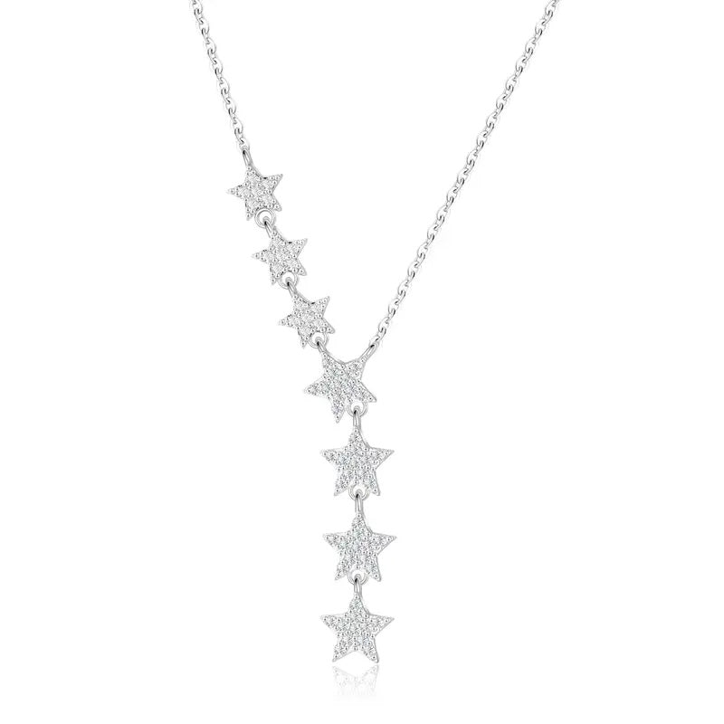 Exquisite Crystal Star Necklace