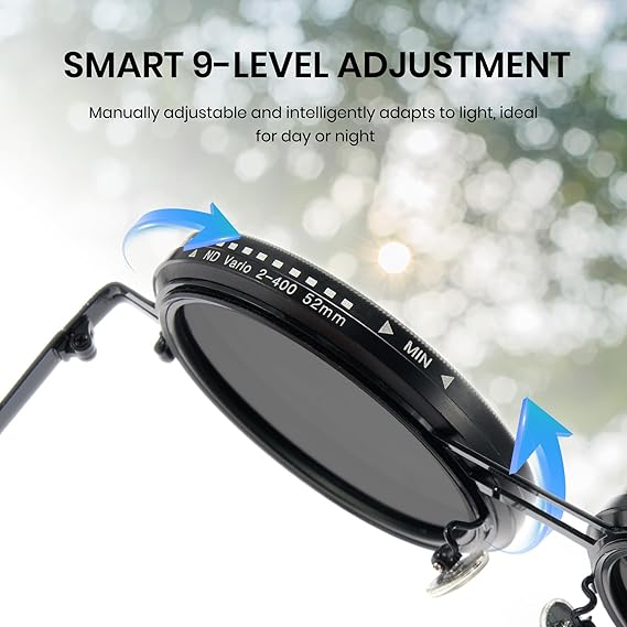 Adjustable tint sunglasses