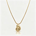 Bohemian style seashell pendant necklace