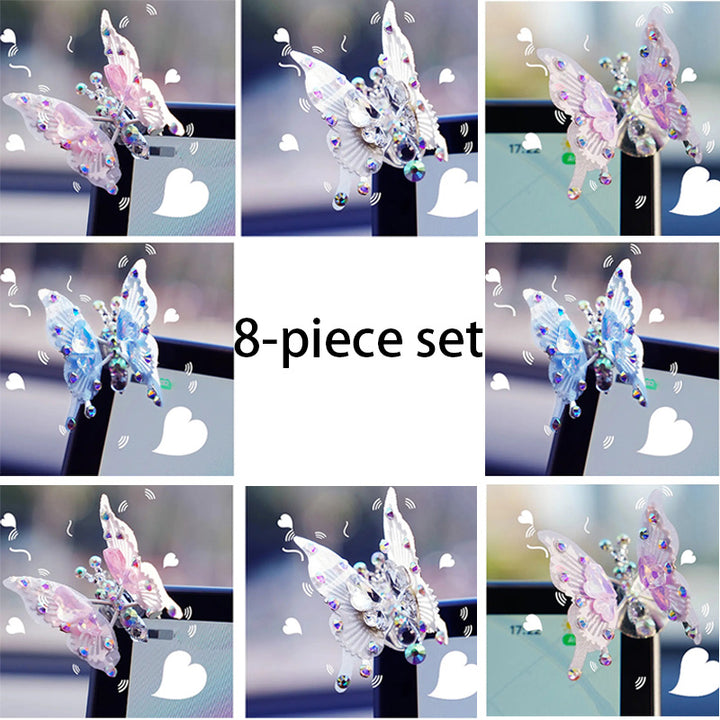 Iridescent Butterfly Car Interior Decal