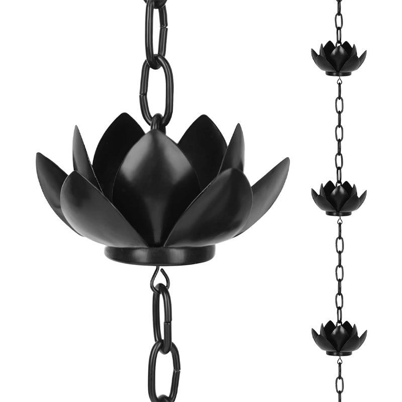 Lotus Bloom Rain Chain 🌸