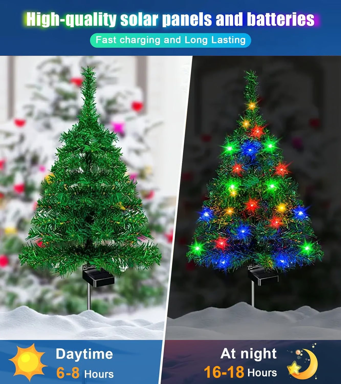 Solar Christmas tree