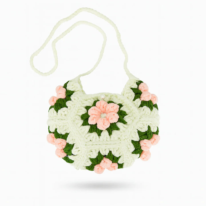 Handmade crochet handbag