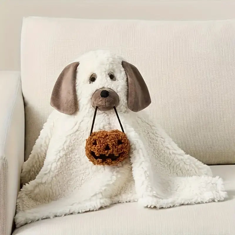 Ghost puppy plush toy