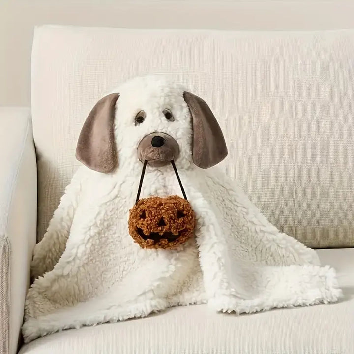 Ghost puppy plush toy