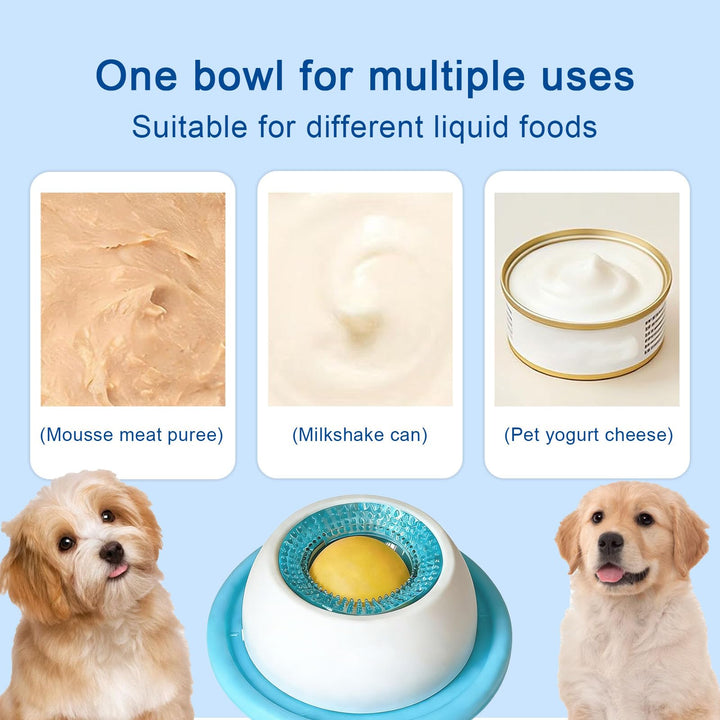 New Spherical Lick Bowl for Dogs — Suitable for Serving Liquid Treats