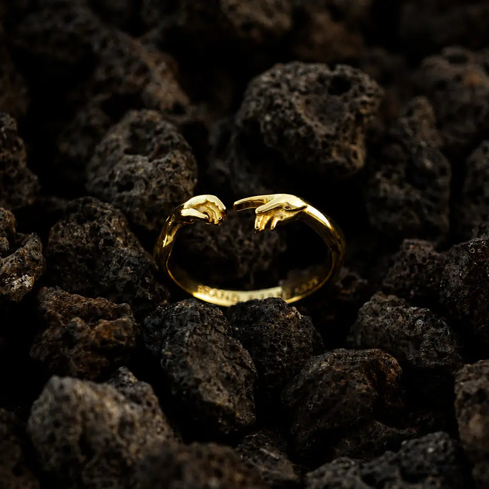 The Creation of Adam Adjustable Ring