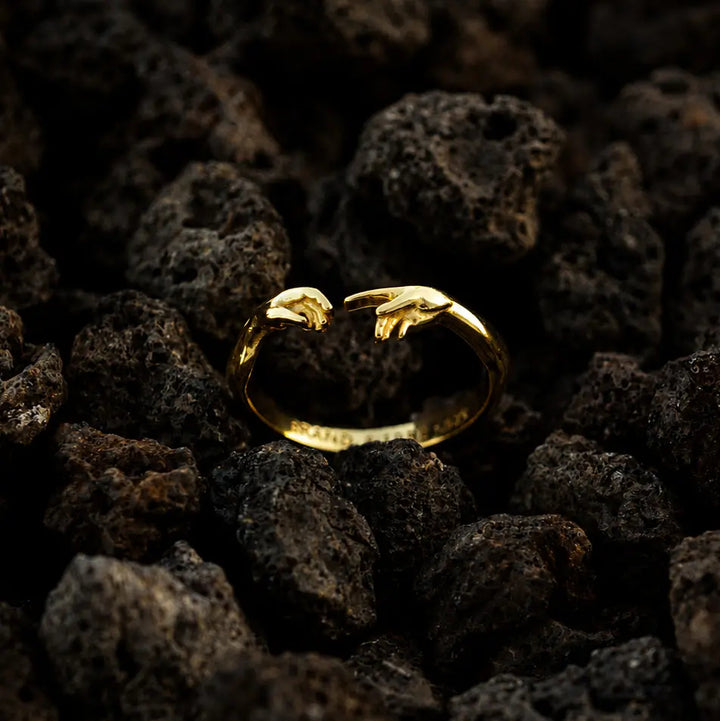 The Creation of Adam Adjustable Ring