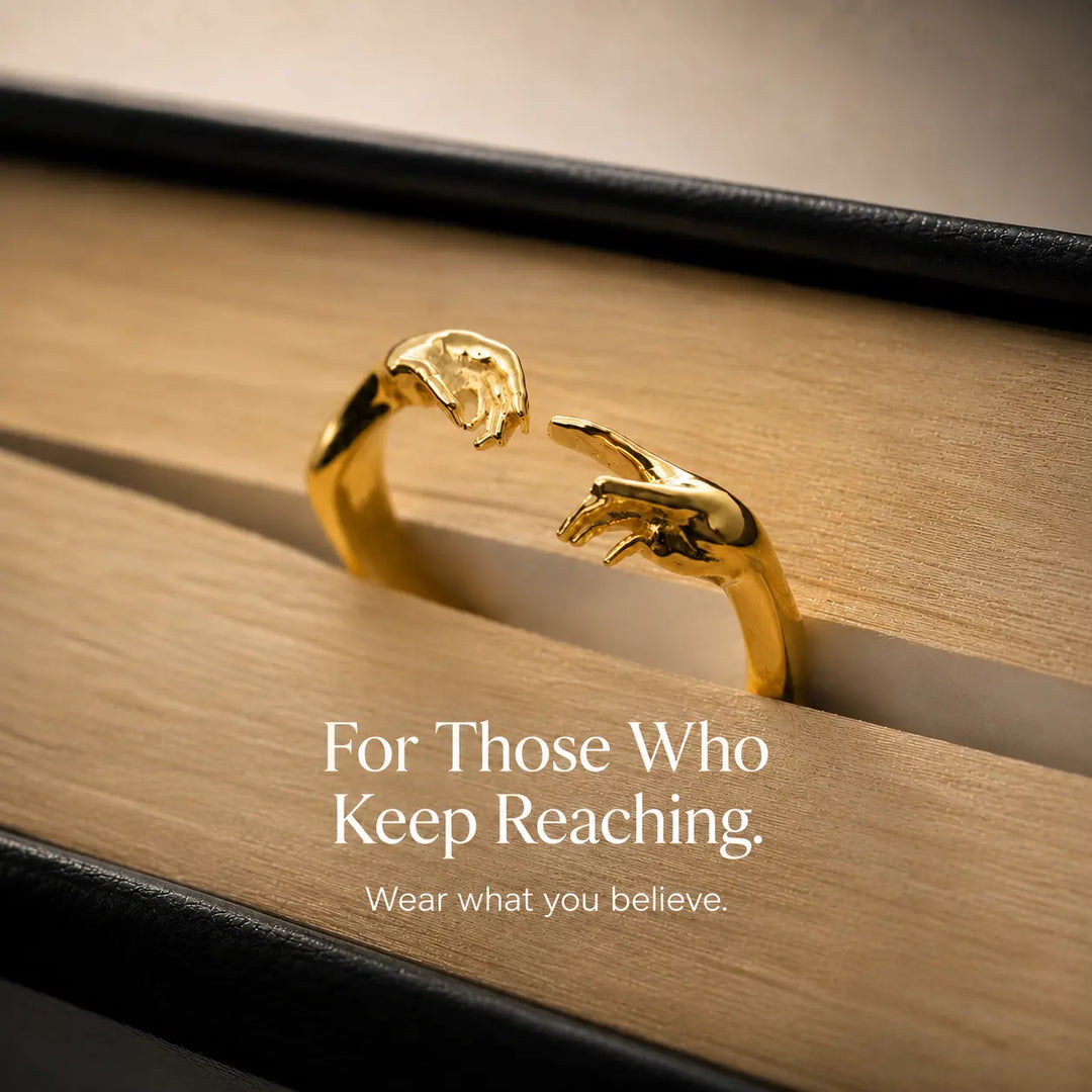 The Creation of Adam Adjustable Ring
