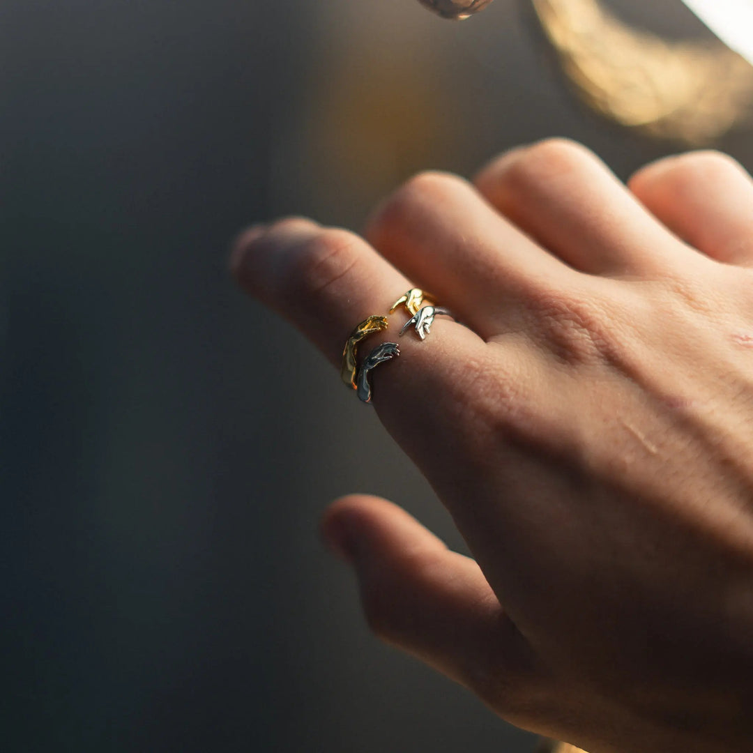 The Creation of Adam Adjustable Ring