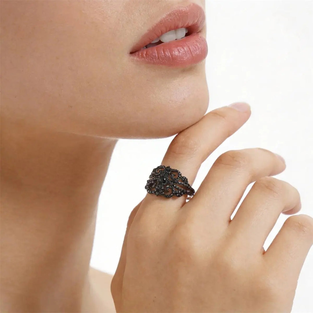 Midnight Halo Ring