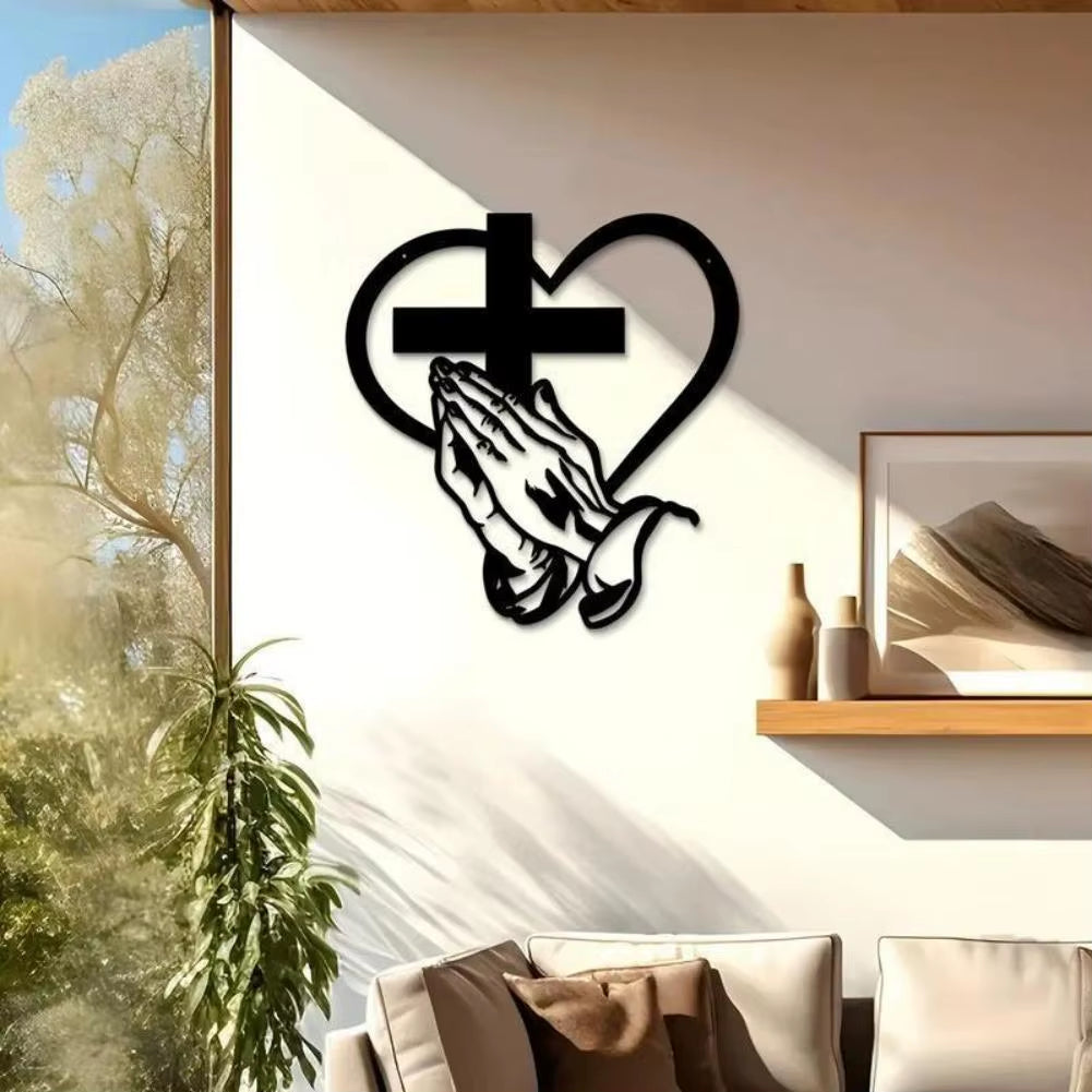 Sacred Heart Metal Wall Decor