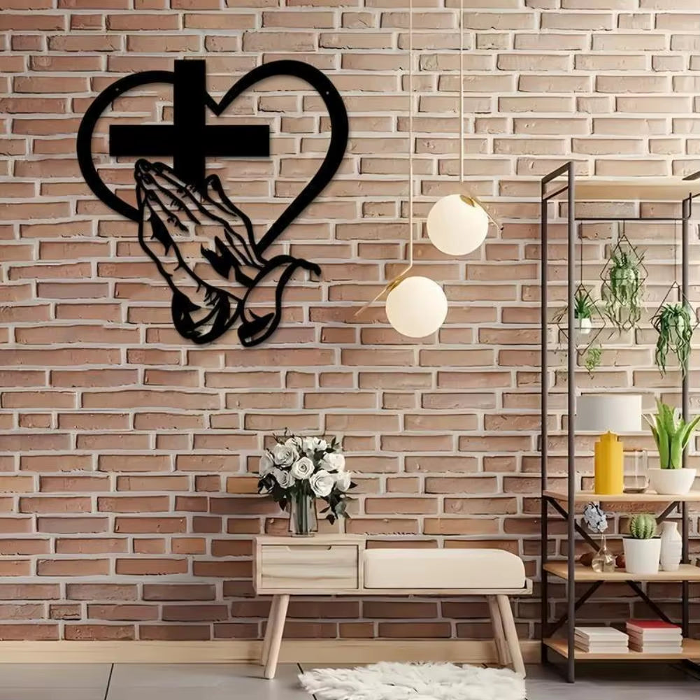 Sacred Heart Metal Wall Decor