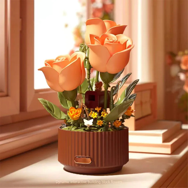 Electric Preserved Flower Building Blocks