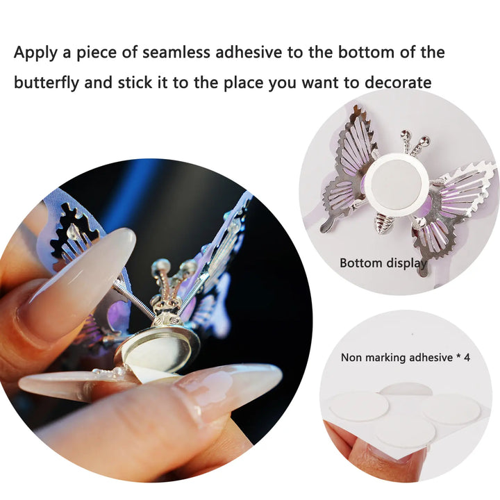 Iridescent Butterfly Car Interior Decal