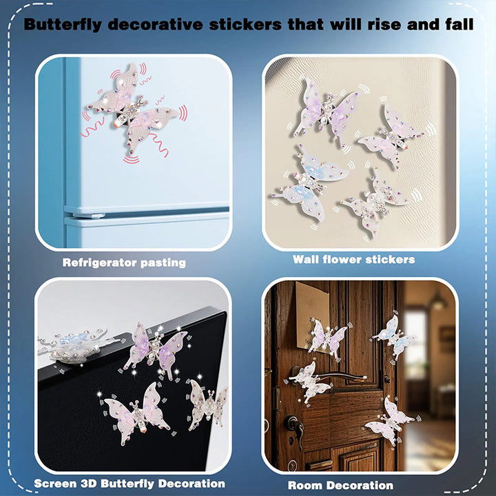Iridescent Butterfly Car Interior Decal