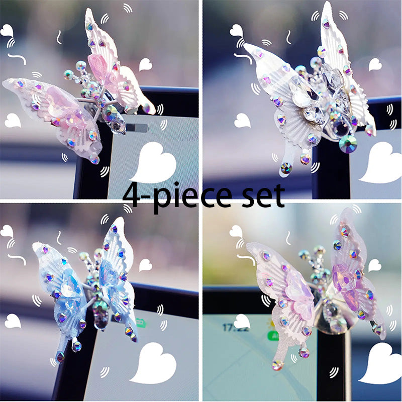 Iridescent Butterfly Car Interior Decal