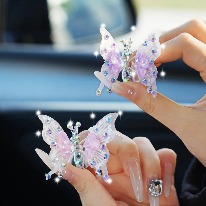 Iridescent Butterfly Car Interior Decal