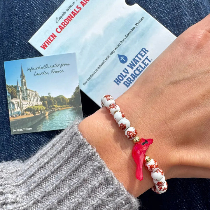 Ceramic cardinal bracelet