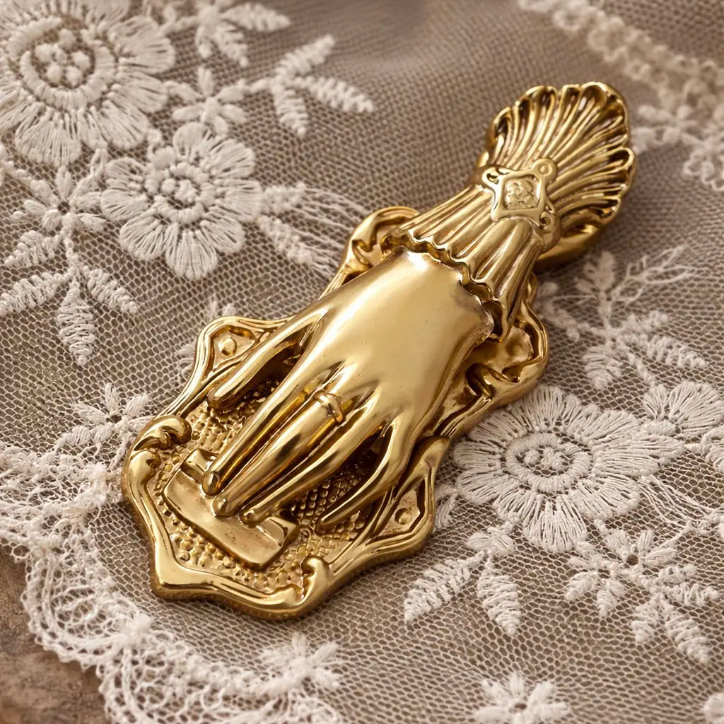 Vintage-style metal planner clip