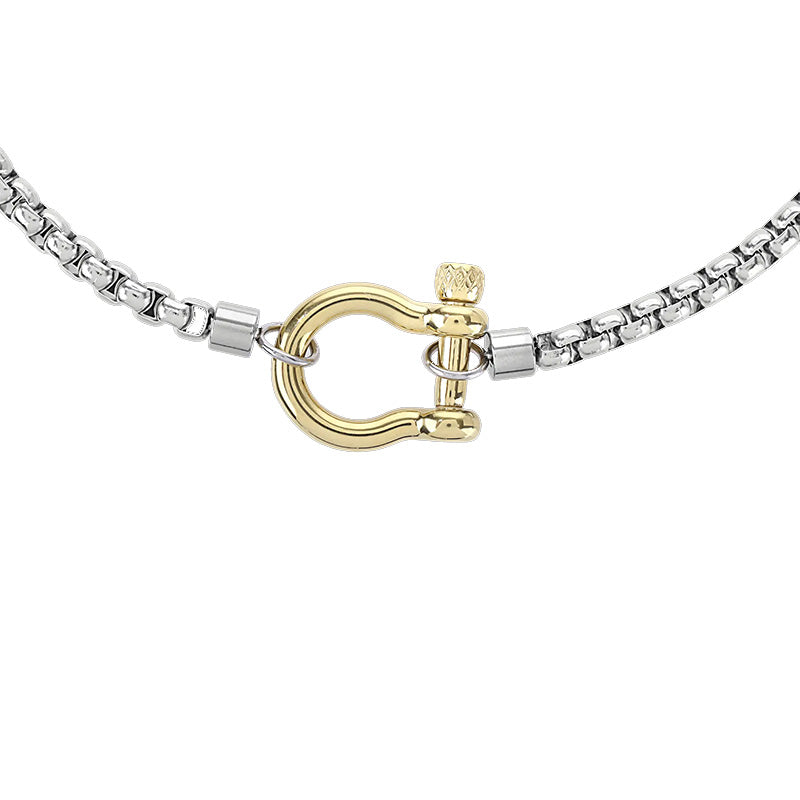 Lucky Horseshoe Charm Necklace