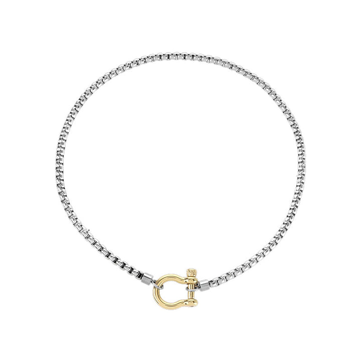 Lucky Horseshoe Charm Necklace