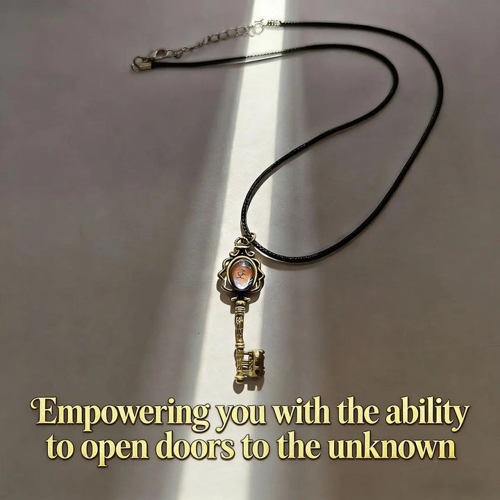 Crystal Key Witch Necklace