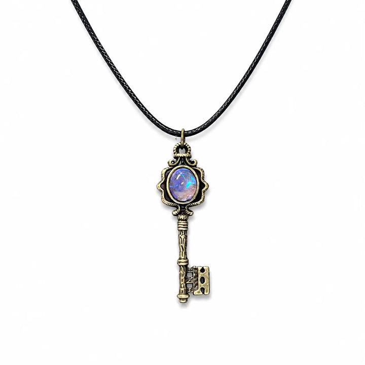 Crystal Key Witch Necklace