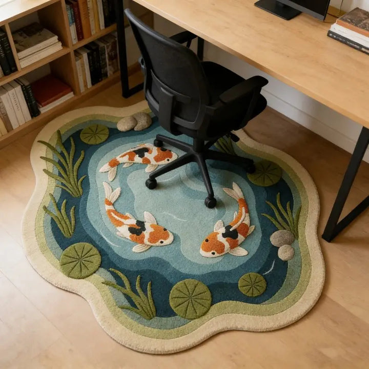 Koi Pond Sofa Throw