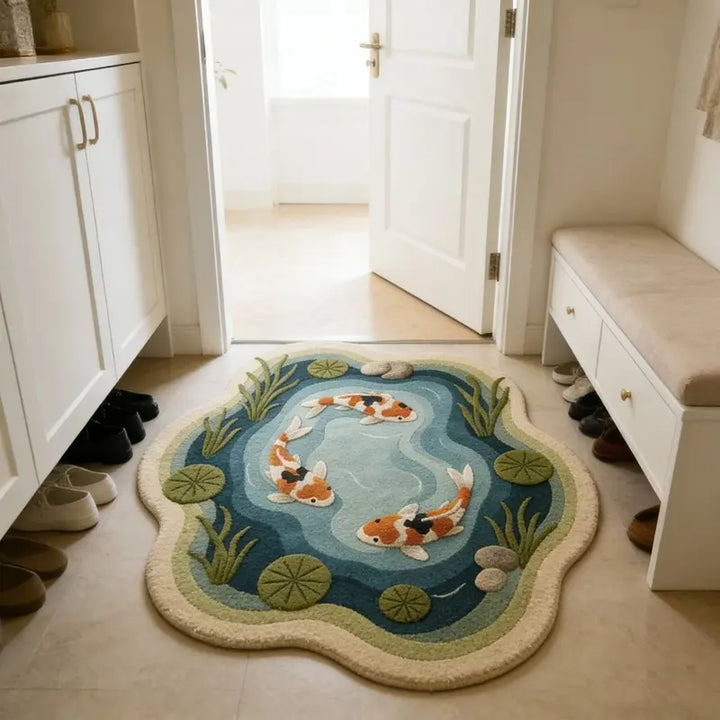Koi Pond Sofa Throw