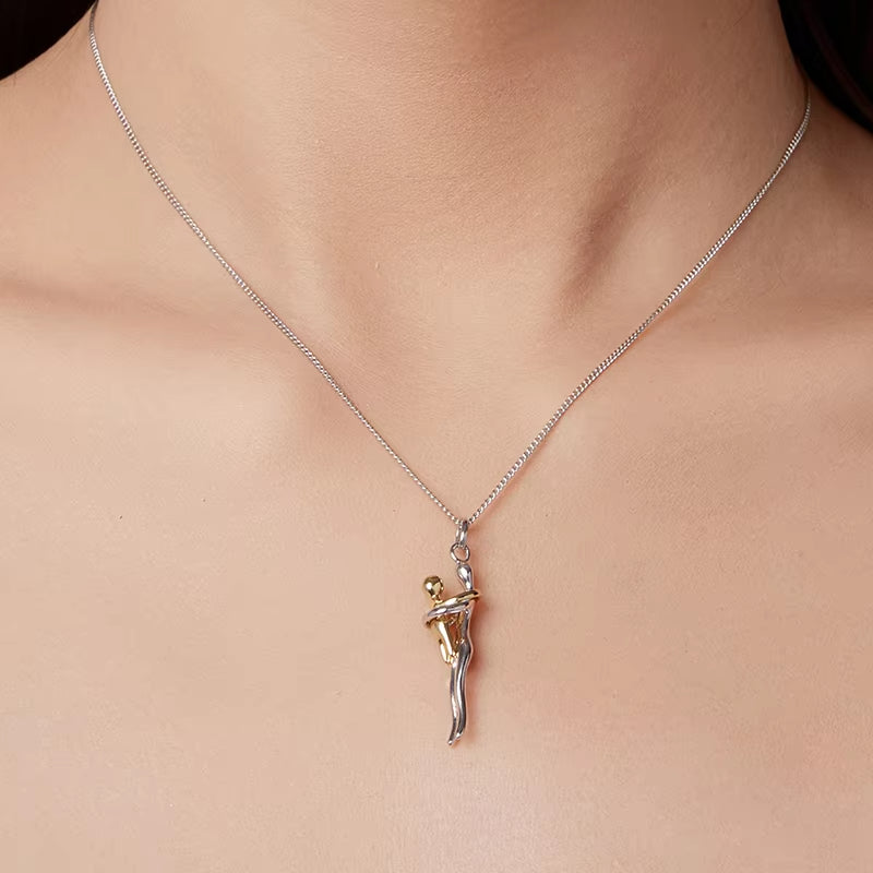 Hug Pendant Necklace