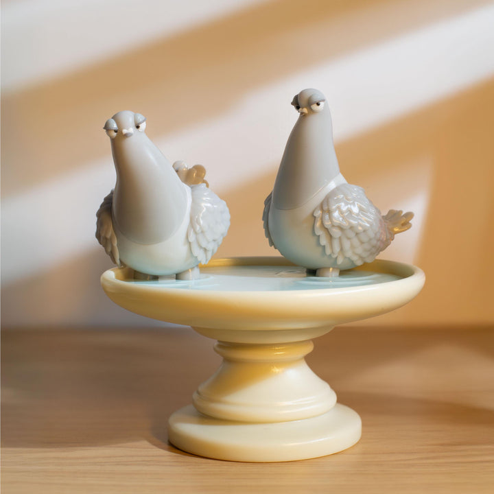 Handcrafted Twin Dove Jewelry Tray