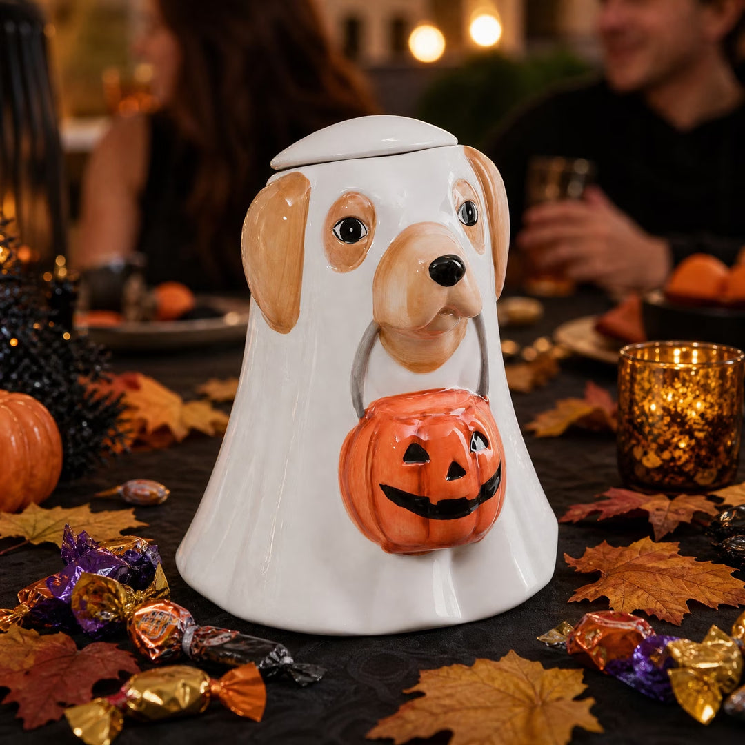 Labrador Ghost Treat Jar
