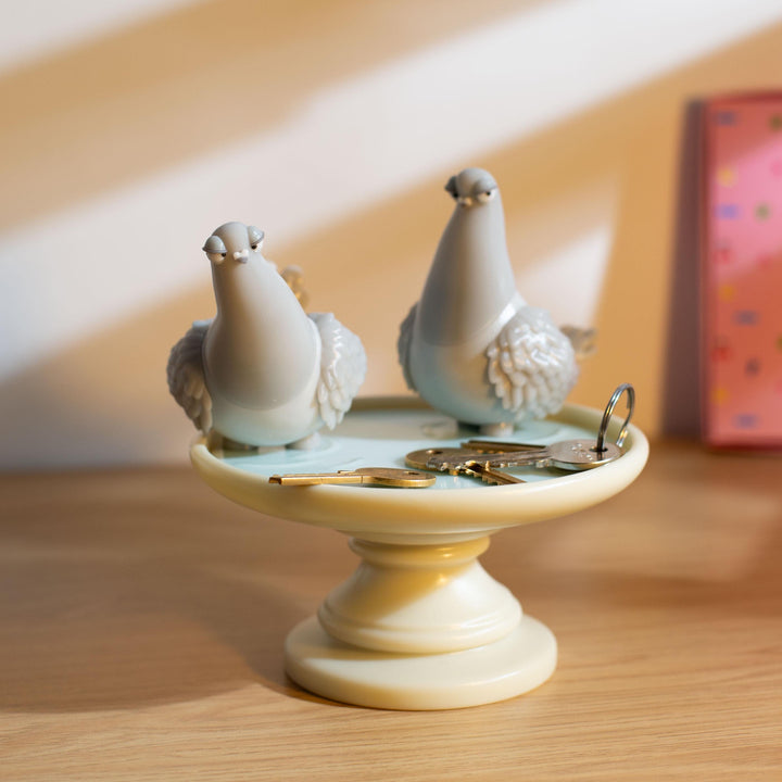 Handcrafted Twin Dove Jewelry Tray