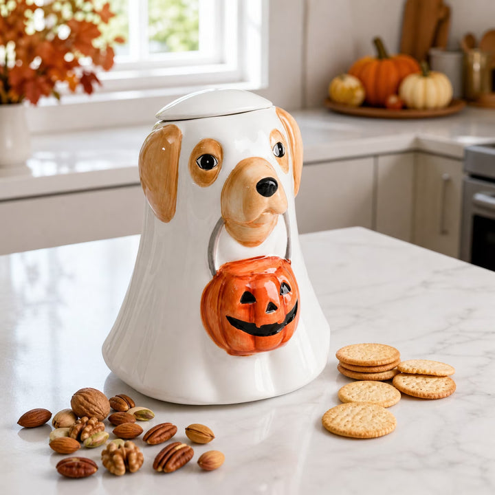 Labrador Ghost Treat Jar